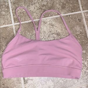 Pink NULU Lululemon Y Bra